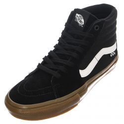 Vans-Mens Skate SK8-Hi Shoes - Black / Gum - Scarpe Stringate Profilo Alto Uomo Nere-VN0A5FCCB9M1