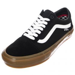 Vans-Mens Skate Old Skool Shoes - Black / Gum - Scarpe Stringate Profilo Basso Uomo Nere-VN0A5FCBB9M1