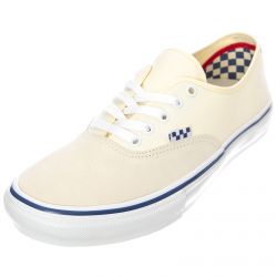 Vans-Mens Skate Authentic Shoes - Off White - Scarpe Stringate Profilo Basso Uomo Bianche-VN0A5FC8OFW1