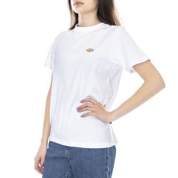 Dickies-Womens Mapleton White T-Shirt-DK0A4XDAWHX1