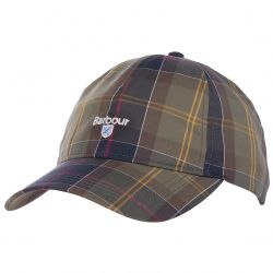 Barbour-Tartan Sports Cap - Cappellino con Visiera Tartan -MHA0617-TN11-SS22