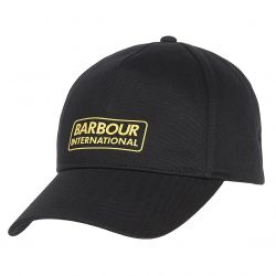BARBOUR INTERNATIONAL-Endurance Black Baseball Hat-MHA0718-BK11-FW21