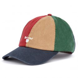Barbour-Laytham Sports - Cappellino con Visiera Rosso / Verde / Lobster Red Stone -MHA0674-NY71-SS22
