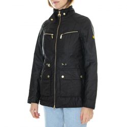 Barbour-Panorama Wax Black - Giacca Invernale Donna Nera-222MLWX1254-BK11