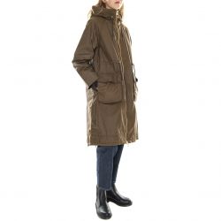 Barbour-Brinian Wax Bark - Giacca Invernale Donna Marrone-222MLWX1265-BR31
