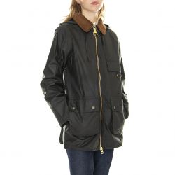 Barbour-Highclere Wax Olive - Giacca Invernale Donna Marrone-222MLWX1262-OL71