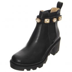 Steve Madden-Womens Amulet Black Ankle-Profile Boots-SMSAMULET-BLK