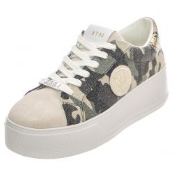 Steve Madden-Womens Optic Camo Lace-Up Low-Profile Shoes-SMPOPTIC-CAMMLT