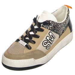 Steve Madden-Gimmie - Scarpe Stringate Profilo Basso Donna Multicolore / Glitter / Camo-SMPGIMMIE-CAMMLT