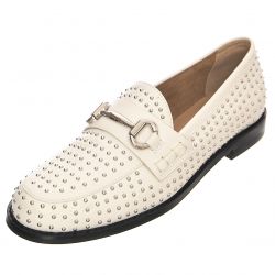 Steve Madden-Trample - Mocassini Donna Bianchi -SMSTRAMPLE-WHT
