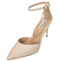 Steve Madden-Womens Tantalize Lioness Nude Lizard Sandals-SMSLIONESS-NUDE