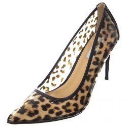 Steve Madden-Womens Lillie-V Leopard Shoes-SMSLILLIE-V-LEO
