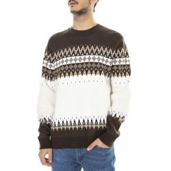 Vans-Vans x Justin Henry - Maglione Girocollo Uomo Multicolore / Antique White-VN0A7SMP3KS1