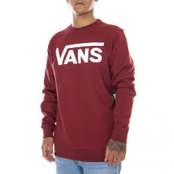 Vans-Mens Classic II Crew Pomegranate Sweatshirt-VN0A456AZBS1