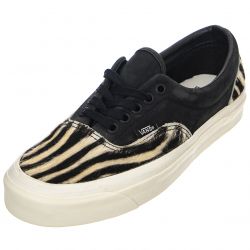 Vans-Womens UA Era 95 DX Black Zebra Lace-Up Low-Profile Shoes-VN0A2RR14ZD1