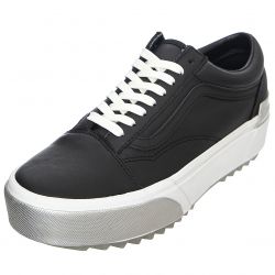 Vans-UA Old Skool Stacked - Scarpe Stringate Profilo Basso Donna Nere-VN0A4U159IW1