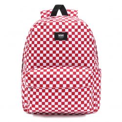 Vans-Mn Old Skool Check Chili Pepper / Checkerboard Backpack-VN0A5KHRO841