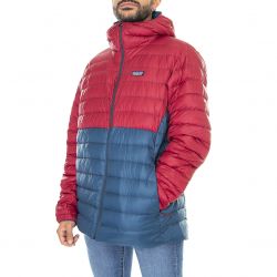 Patagonia-M's Down Sweater Hoody Tidepool Blue Jacket-84702-TIDB