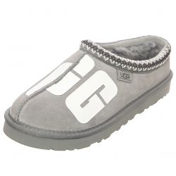 Ugg-Mens Tasman Broken Logo Cobble Grey Sandals-UGMTASBLCB1128195M
