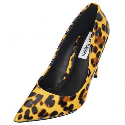 Steve Madden-Vala Leopard Yellow Pumps-SMSVALA-LEOYEL