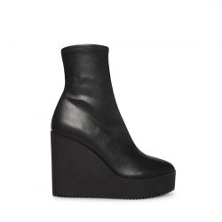 Steve Madden-Womens Jassy Black Ankle Boots-SMSJASSY-BLA