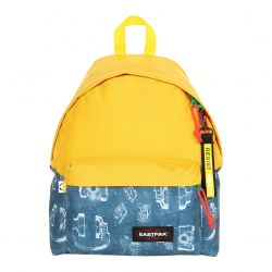 Eastpak-Padded Pak'R Yellow / Multicoloured Resist W25 Backpack-EK000620O551