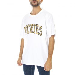 Dickies-Mens Aitkin Tee White / Yellow-DK0A4X9FC931