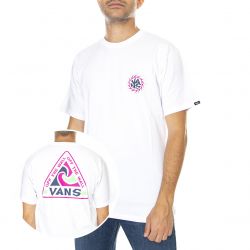 Vans-Mens Summer Camp White T-Shirt-VN0A7PLWWHT1