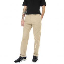 Vans-Mens Authentic Chino Loose Baige Oatmeal Pants-VN0A5FJB2N11