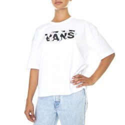 Vans-Womens Flow Rina White T-Shirt-VN0A5LCNWHT1