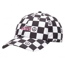 Vans-Wm Court Side Printed Hat Califas Ditsy White / Black / Lilas-VN0A34GRY0J1