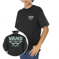 Vans-Shaper Type - Maglietta Girocollo Uomo Nera-VN0A7S6TBLK1