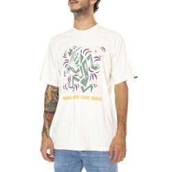 Vans-Sketchy Exit S/S Tee Beige - Maglietta Girocollo Uomo Beige-VN0A7S5Y3KS1