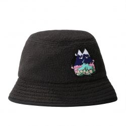 The North Face-Fleeski Street Black Bucket Hat-NF0A3SJ16K3