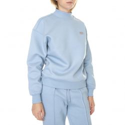 Dickies-Womens Oakport High Neck Sweat Ashley Blue