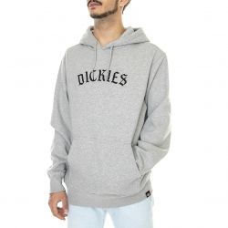 Dickies-Mens Union Spring Hoodie Grey Melange Sweatshirt