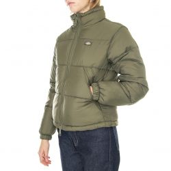 Dickies-Alatina Military Green - Giacca Invernale Donna Verde