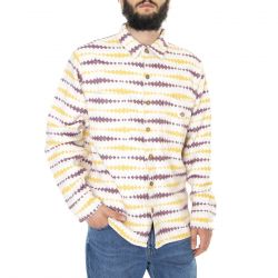 Dickies-Falkville Shirt Ecru - Camicia Uomo Beige / Multicolore