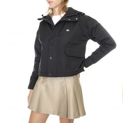 Dickies-Womens Glacier View Jacket Black with Hood