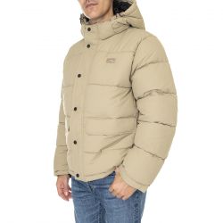 Dickies-Mens Glacier View Puffer Khaki Hooded Jacket