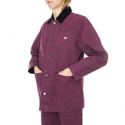 Dickies-Dickies DC Chore Lined Grape Wine - Giacca Invernale Donna Bordeaux