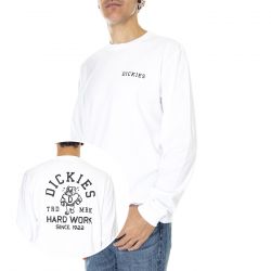 Dickies-Mens Cleveland Tee LS White