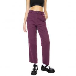 Dickies-Womens Dickies Dc Pant Grape Wine Denim Jeans Pants