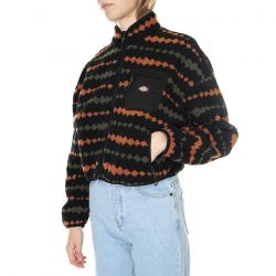 Dickies-Womens Falkville Fleece Black Sweatshirt