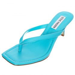 Steve Madden-Womens Azure Bright Aqua Sandals-SMSAZURE-BRI