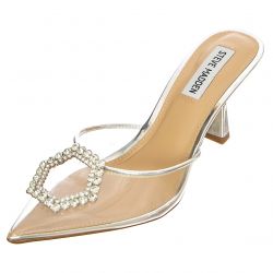 Steve Madden-Womens Luxe City Clear Sandals-SMSLUXE CITY-CLE