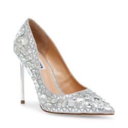 Steve Madden-Veta Rhinestones - Scarpe Décolleté Donna Argento-SMSVETA-RHI