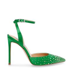 Steve Madden-Womens Revert Green Décolleté Shoes-SMSREVERT-GRE