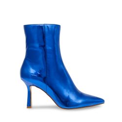 Steve Madden-Womens Jazelle Cobalt Blue Ankle Boots-SMSJAZELLE-COB