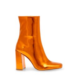 Steve Madden-Womens Fulton Orange Ankle Boots-SMSFULTON-ORA